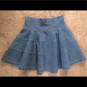 Nanette Lepore Flirty Denim Skirt